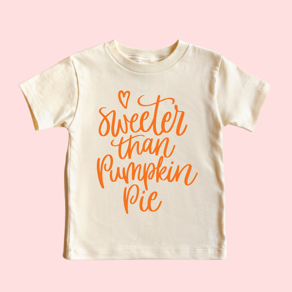 Sweeter than pumpkin pie toddler Shirt, Toddler Fall Shirt, toddler Thanksgiving shirt, Youth Fall Shirt, Youth Thanksgiving shirt, Pumpkin