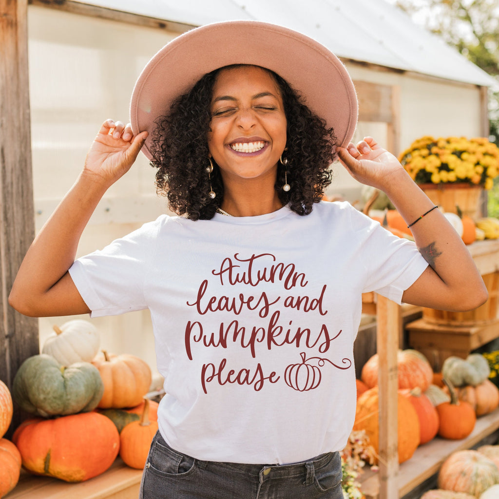 Fall Shirt, Autumn Leaves and Pumpkins Please Shirt, Pumpkin Spice Shirt, Pumpkin Everything, Pumpkin Spice Season, Fall, Autumn Shirt