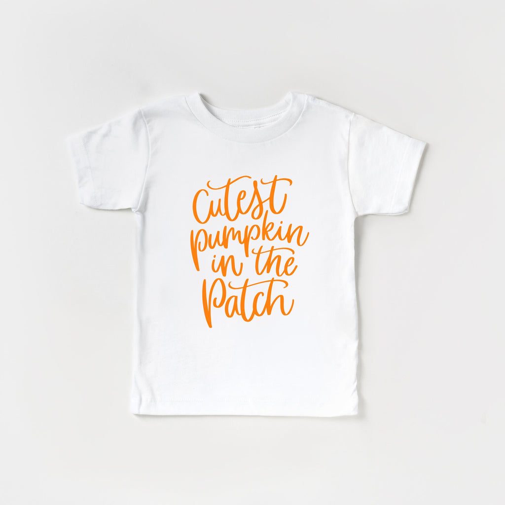 cutest pumpkin in the patch toddler Shirt, Toddler Fall Shirt, toddler Thanksgiving shirt, Youth Fall Shirt, Pumpkin patch toddler shirt