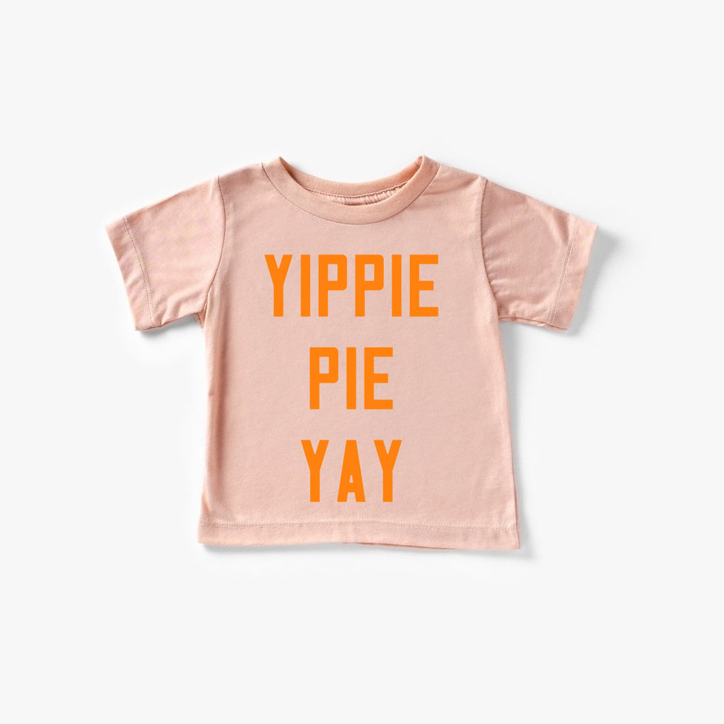 Yippie Pie yay pumpkin pie Shirt, Toddler Fall Shirt, toddler Thanksgiving shirt, Youth Fall Shirt, Youth Thanksgiving shirt, Pumpkin pie