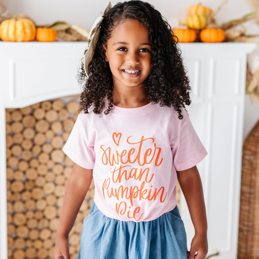 Sweeter than pumpkin pie toddler Shirt, Toddler Fall Shirt, toddler Thanksgiving shirt, Youth Fall Shirt, Youth Thanksgiving shirt, Pumpkin