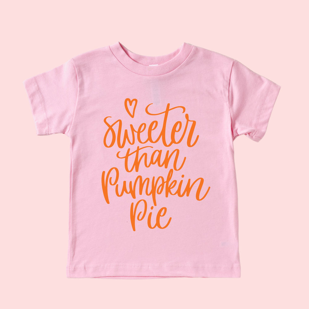 Sweeter than pumpkin pie toddler Shirt, Toddler Fall Shirt, toddler Thanksgiving shirt, Youth Fall Shirt, Youth Thanksgiving shirt, Pumpkin