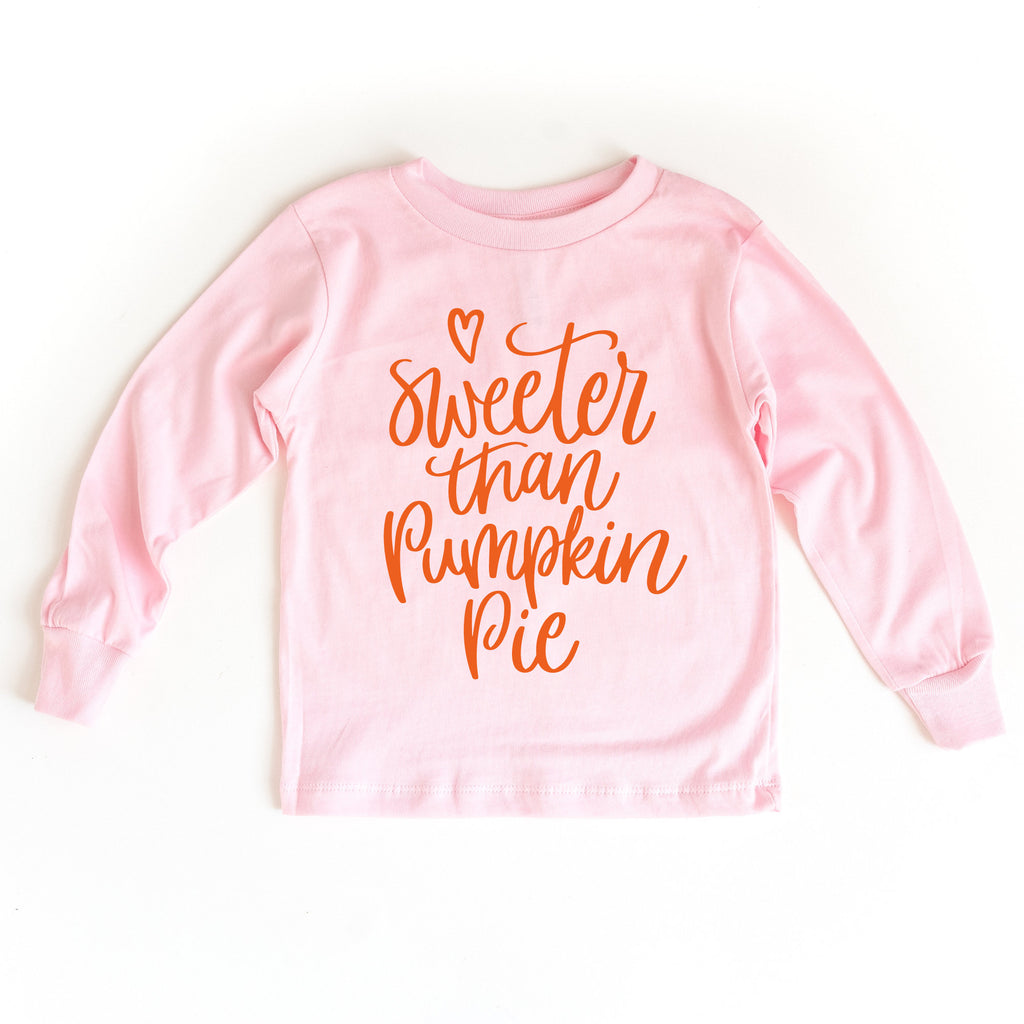 Sweeter than pumpkin pie toddler Shirt, Toddler Fall Shirt, toddler Thanksgiving shirt, Youth Fall Shirt, Youth Thanksgiving shirt, Pumpkin