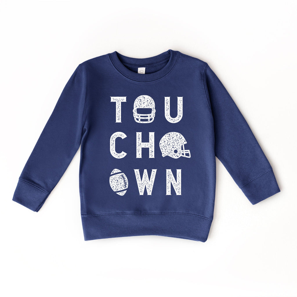 Touch Down Sunday Funday College Football Season, Kids Football sweatshirt, Touch Down, Football Season, Football Shirt, Game Day Sweatshirt