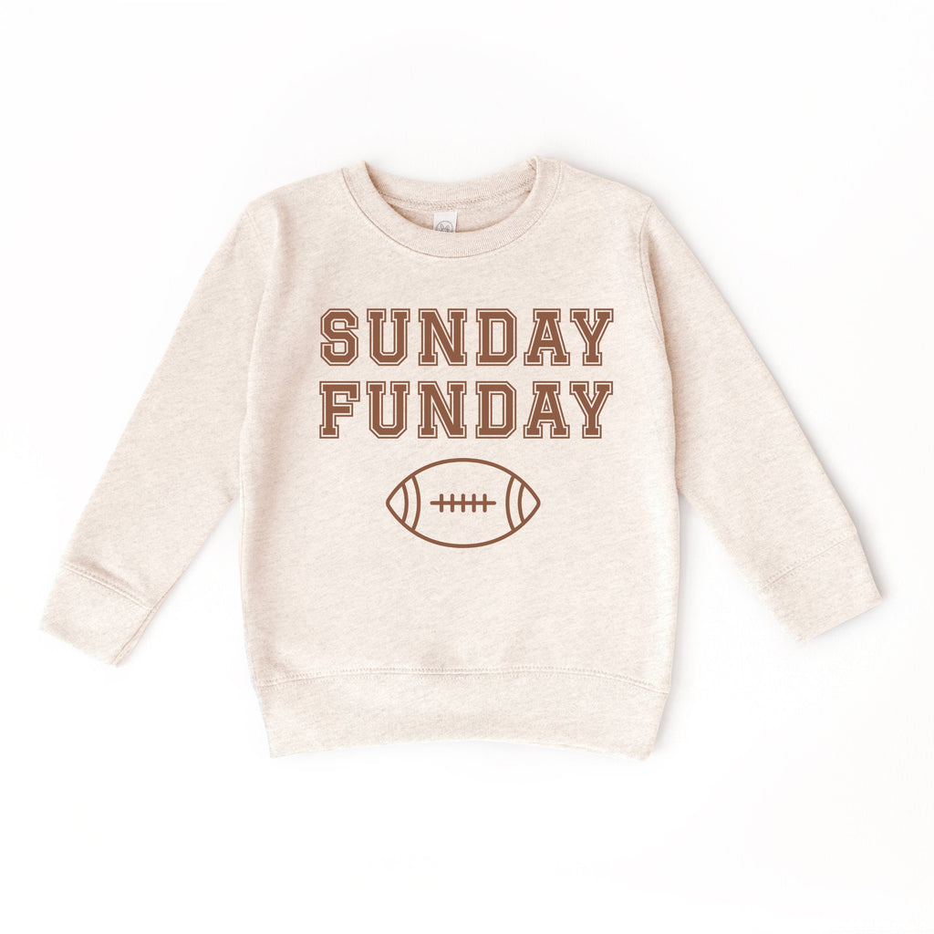 Sunday Funday Football Season, Kids Football sweatshirt, Touch Down, Football Season, Football Shirt, Game Day Sweatshirt