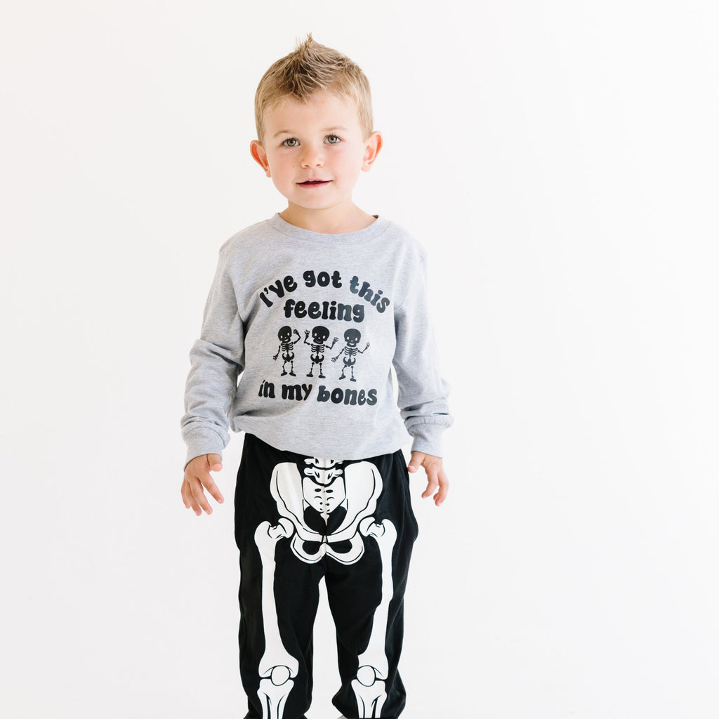 I've got this feeling in my bones halloween Shirt, Fall toddler shirt, Child Halloween shirt, Little Boo, Boo Shirt, Toddler Halloween Shirt