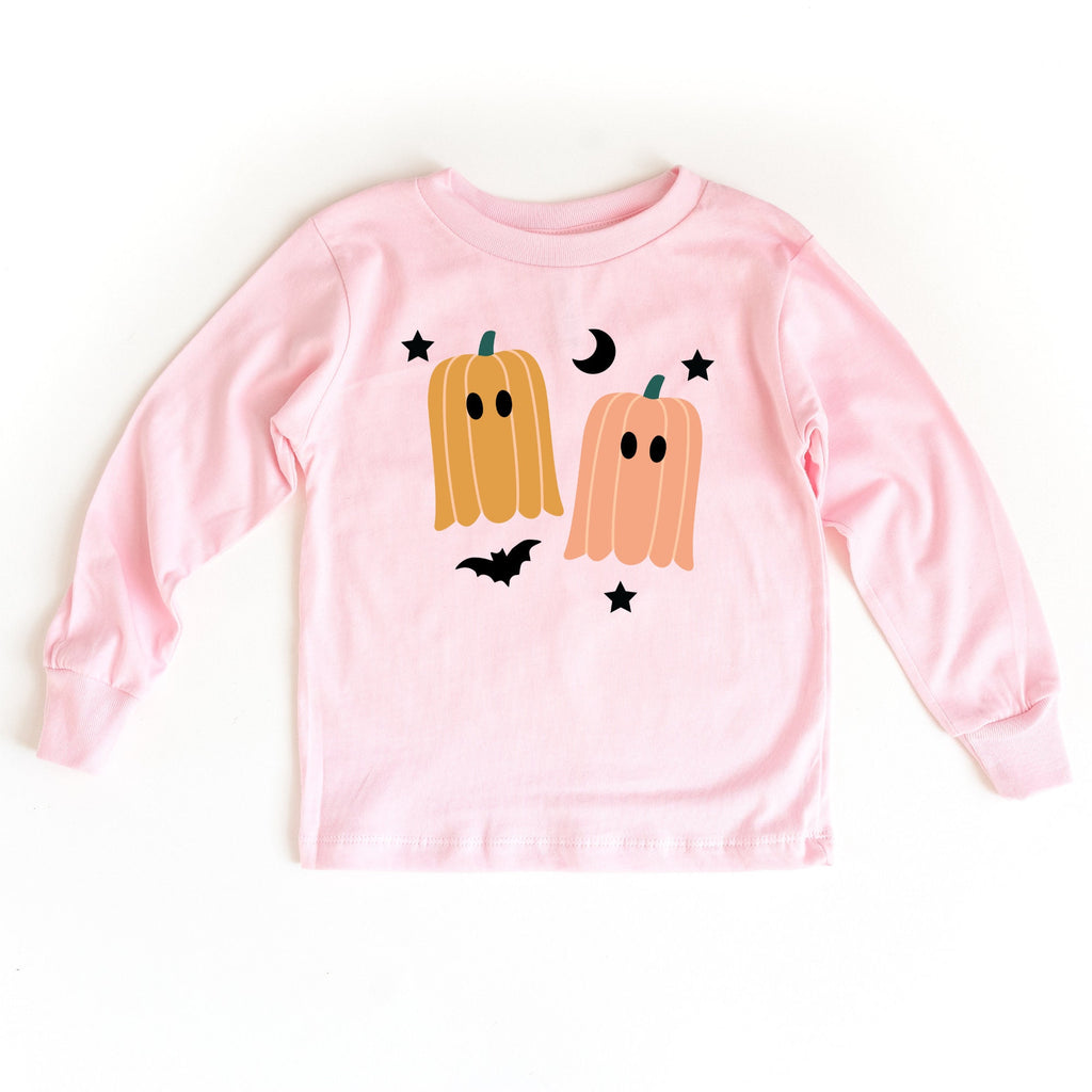 Cute Pumpkin Ghost toddler Shirt, Kids Halloween Shirt, Halloween Favorites shirt, Halloween toddler shirt, Boo Shirt, Witch, Long Sleeve