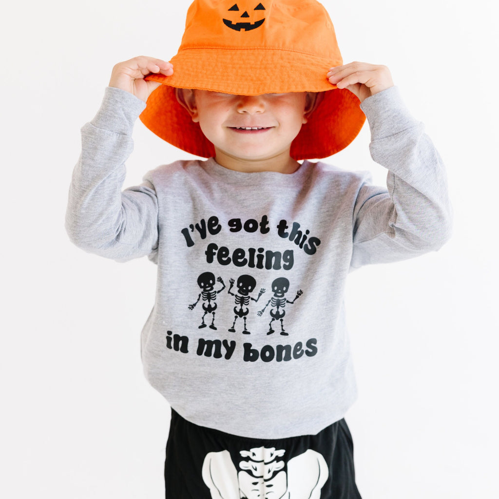 I've got this feeling in my bones halloween Shirt, Fall toddler shirt, Child Halloween shirt, Little Boo, Boo Shirt, Toddler Halloween Shirt