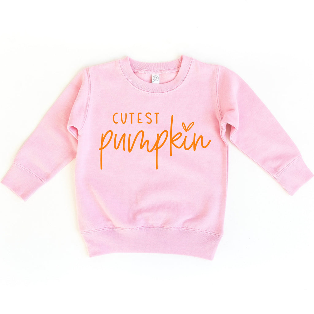 Cutest Pumpkin Thanksgiving Fall Kids Sweatshirt, Fall sweatshirt, Thankful Sweatshirt, Pumpkin Patch, Fall Pumpkins Toddler Sweatshirt