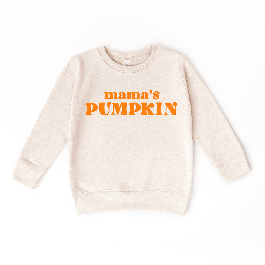 Mama's Pumpkin Thanksgiving Fall Kids Sweatshirt, Fall sweatshirt, Thankful Sweatshirt, Pumpkin Patch, Fall Pumpkins Toddler Sweatshirt