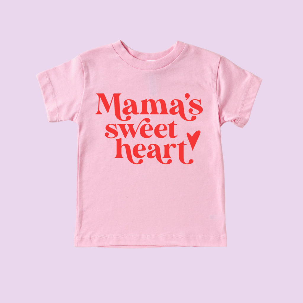 Mama and Mama's Sweet Heart Valentines Day Shirt Set, Mommy and Me Shirts, Valentine Day Set, Mother's Day Gift, Mother's Day, Mama, Mother