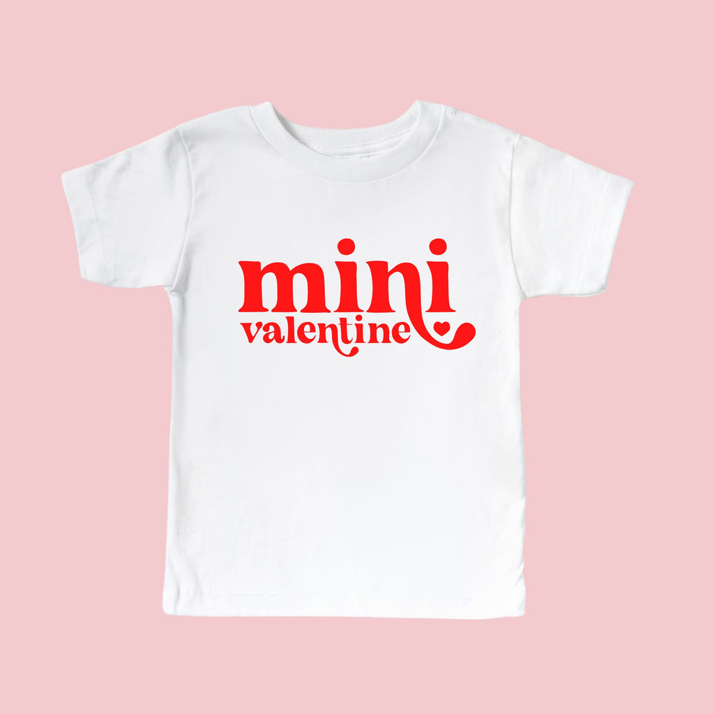 Mini Valentine Toddler Shirt, Kid Valentines Day Shirt, Valentine Day, Toddler Valentines Shirt, Galentines Day, Best Friend, Mini Valentine