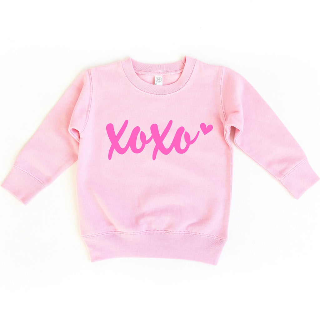 Hugs and Kisses xoxo Valentine's Day sweatshirt, toddler valentines day sweatshirt, valentines Day Shirt, Mommy and Me Set, Cupid Crew