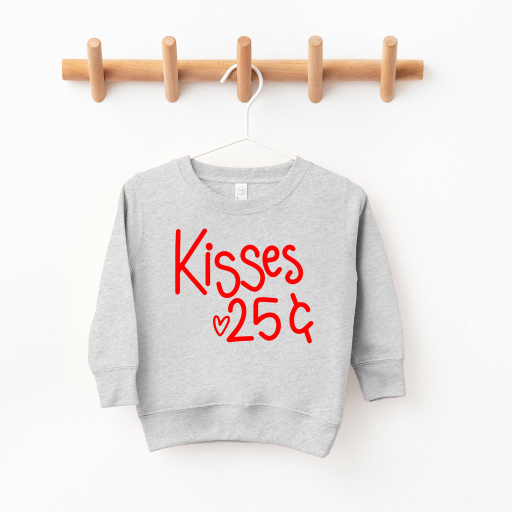 Kisses 25 Cents Valentine's Day sweatshirt, toddler valentines day sweatshirt, valentines Day Shirt, Mommy and Me Set, Cupid Crew