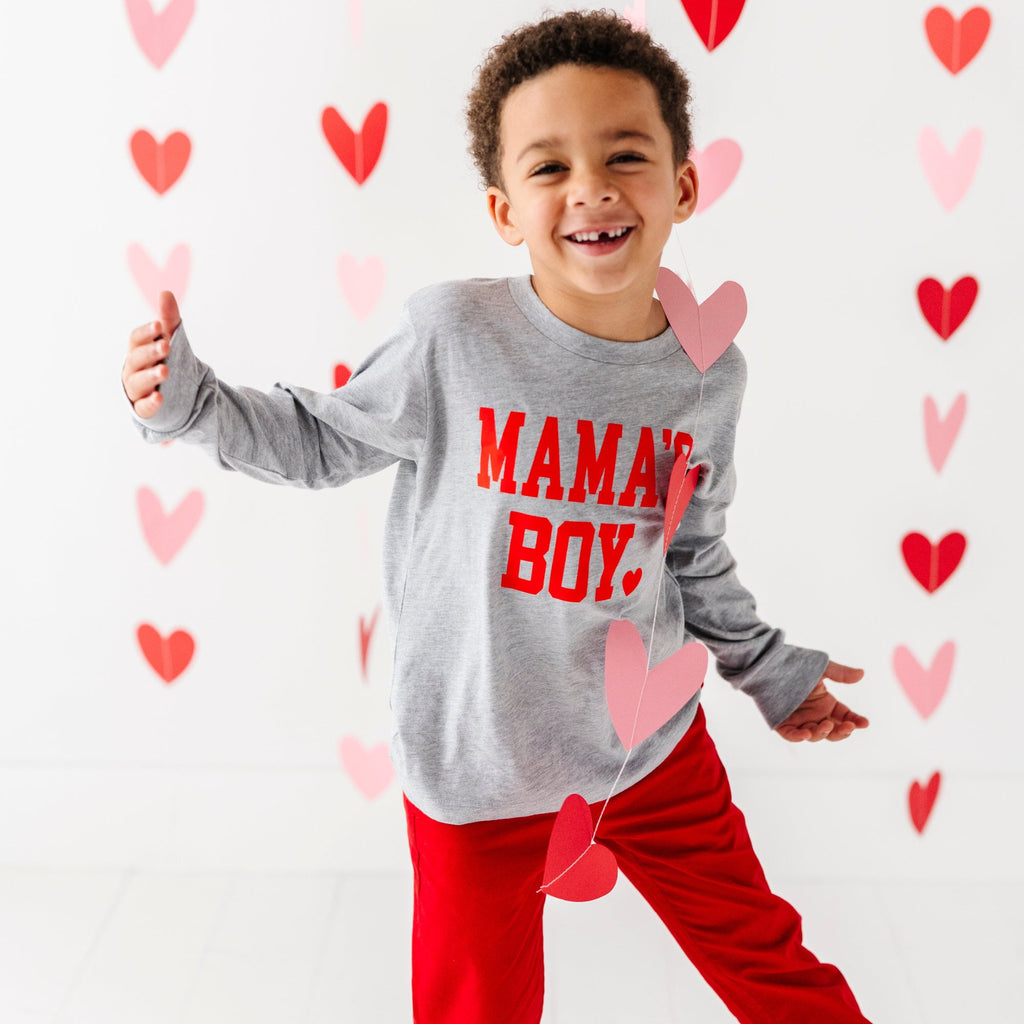 Valentines day pajamas baby boy hot sale